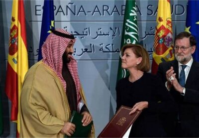 امضای قرارداد نظامی  بین عربستان و اسپانیا