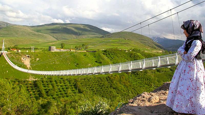 پل معلق مشکین شهر اردبیل