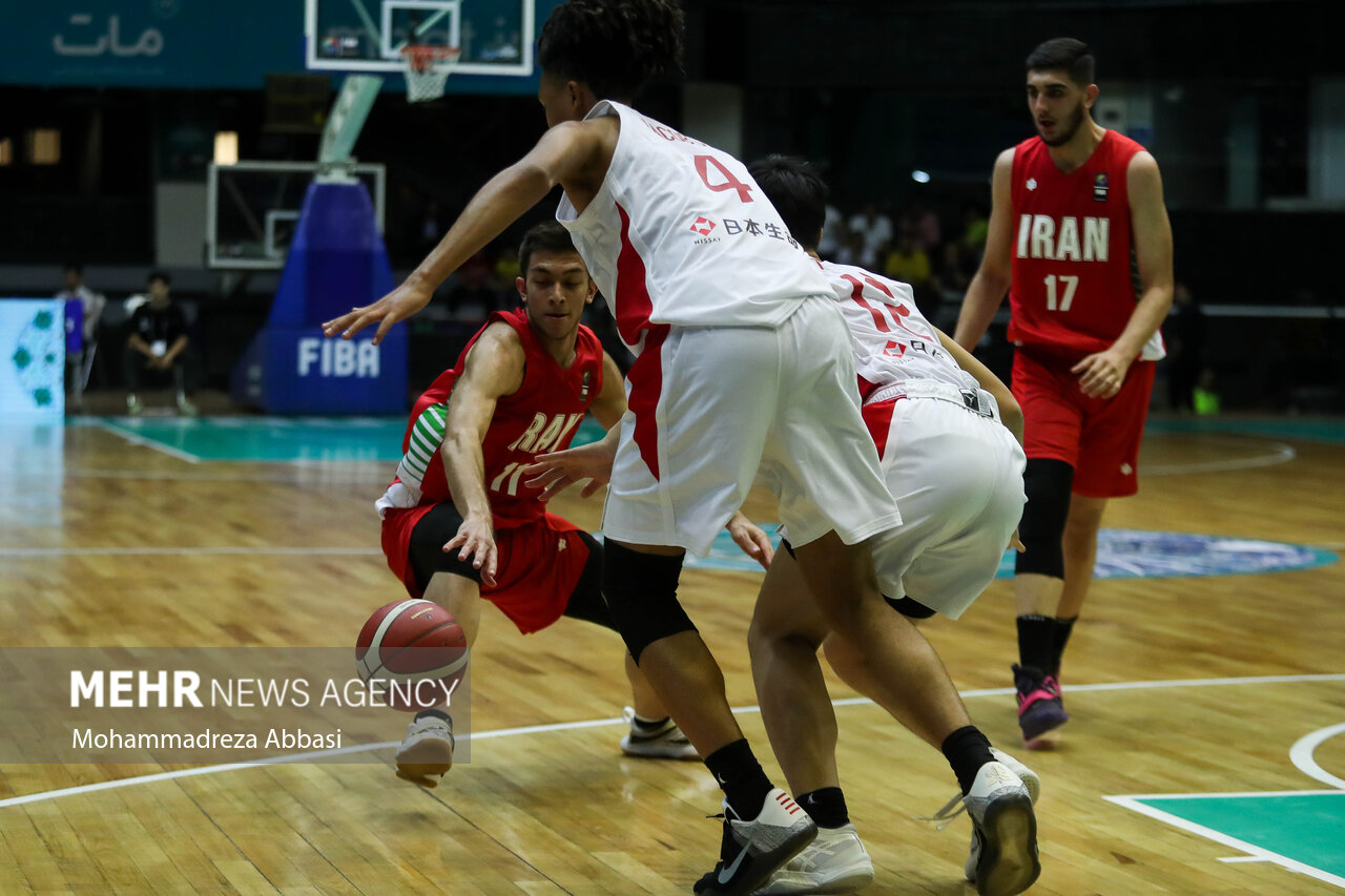 آغاز به کار تیم بسکتبال نوجوانان ایران در آسیا باشکست
