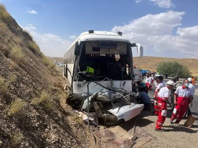 شمار مصدومان تصادف اتوبوس در سوادکوه به ۴۱ نفر رسید