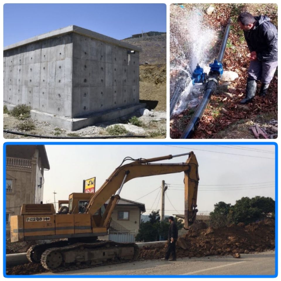 افتتاح و آغاز عملیات اجرایی ۴۳ پروژه آب و فاضلاب در مازندران طی دهه فجر