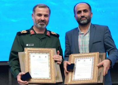 انتخاب سردار سیاوش مسلمی به‌عنوان فرمانده برتر و موفق سپاه در همایش ملی سقا