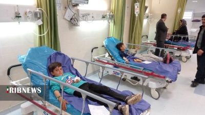 تخریب مدرسه‌ی کانکسی بر اثر گردباد دانش‌آموزان مراغه‌ را راهی بیمارستان کرد