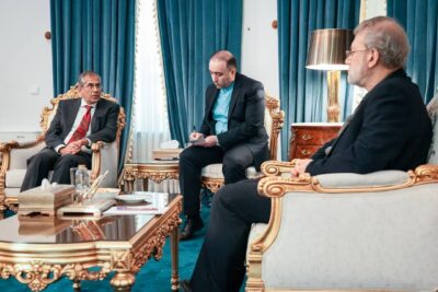 دیدار معاون مشاور امنیت ملی هند با لاریجانی
