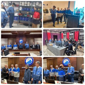 بازدید مسئولان دفاتر مدیریت بحران و پدافند غیرعامل کشور از تاسیسات و پروژه‌های آبرسانی آب و فاضلاب مازندران